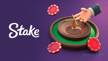 Interface du dashboard Stake montrant les jeux populaires et les soldes crypto