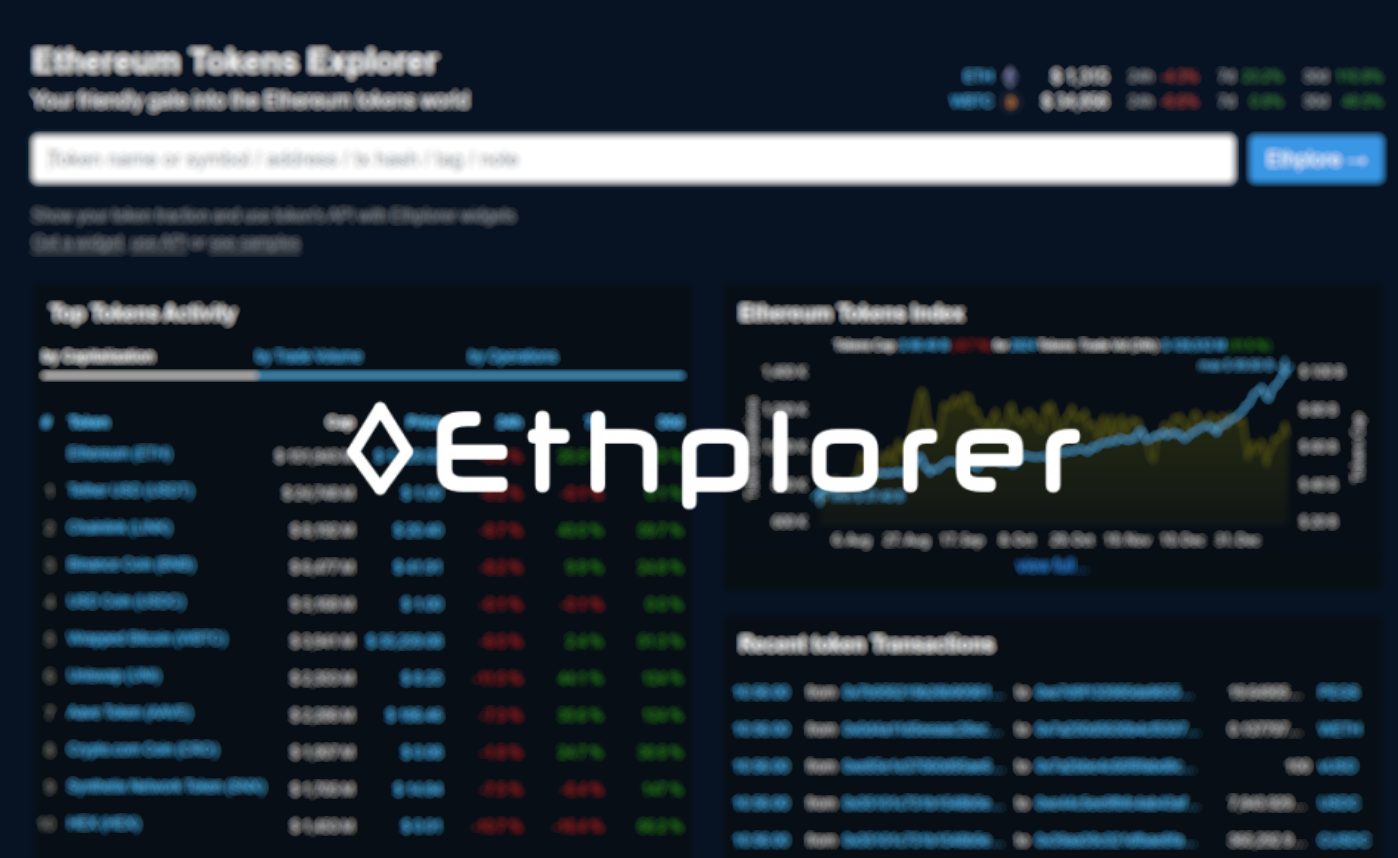 Ethplorer Review - An Ethereum Block Explorer With Transaction Alerts and  More Useful Features | CoinCodex