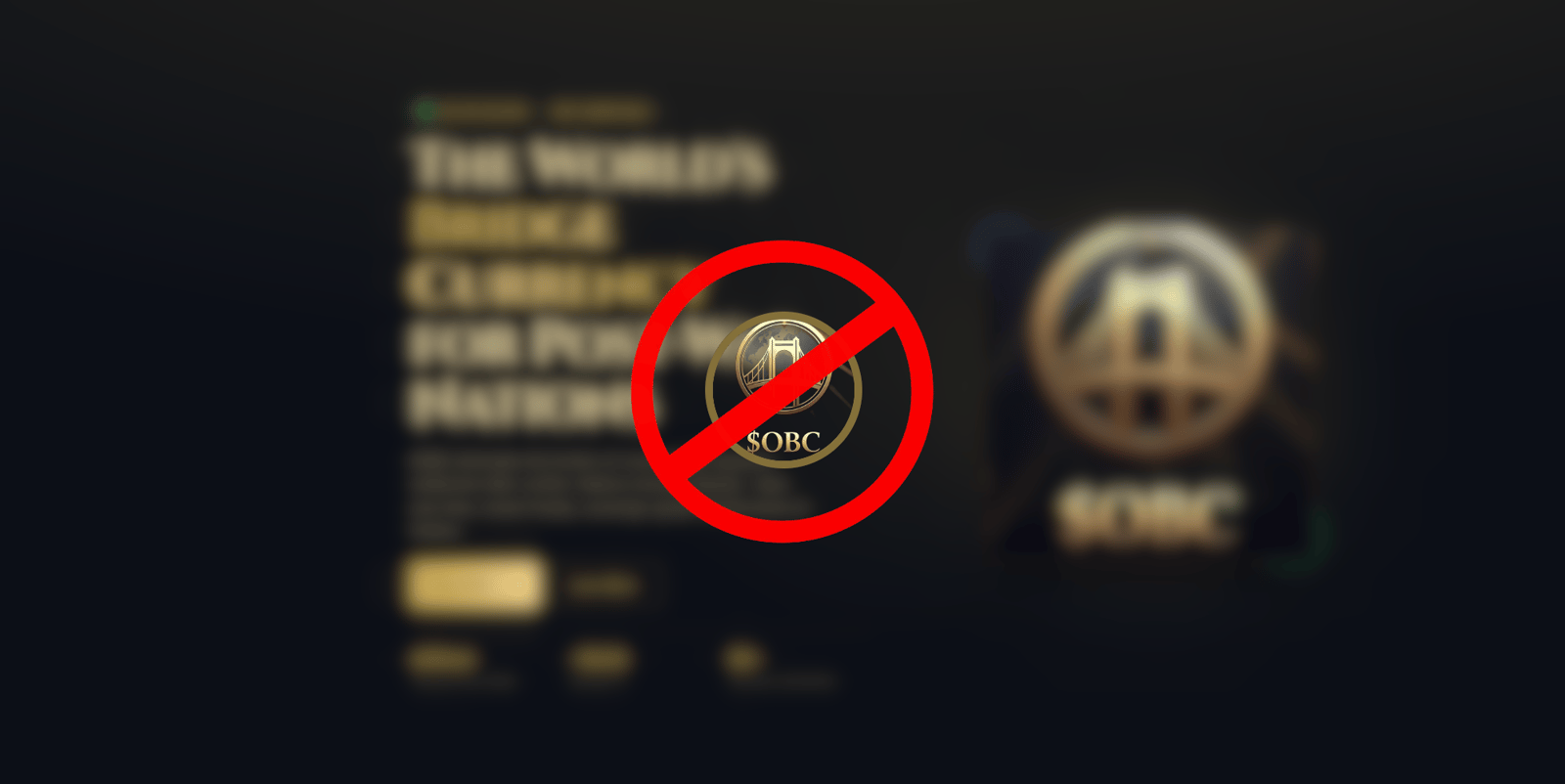 Don't Buy OBC Crypto: Why the Official Bridge Currency Coin Is Full of Red Flags