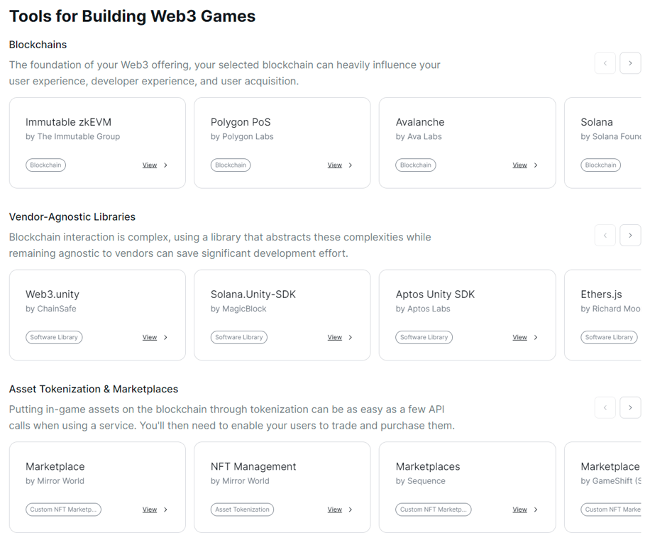 QuickNodes tools for web3 gaming