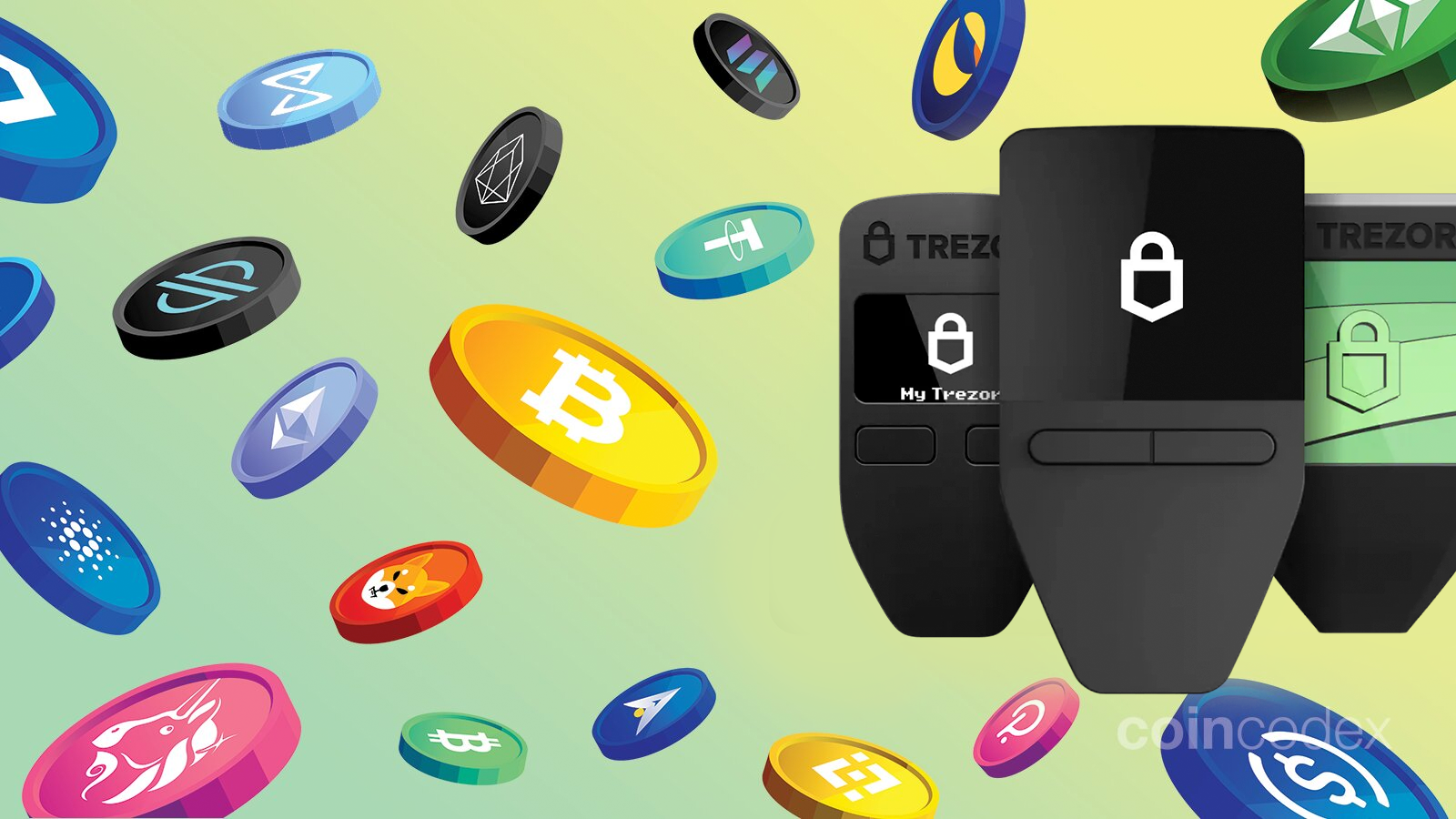 Trezor Supported Coins & Tokens: Trezor Model T, Model 1, Safe 3 | CoinCodex