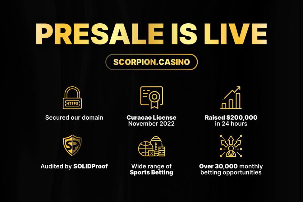 Crypto Investors Are Moving Towards Scorpion Casino Instead Of Crypto Giants Solana & Fantom