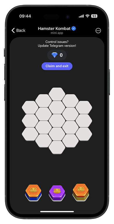 Hamster Kombat hexa puzzle