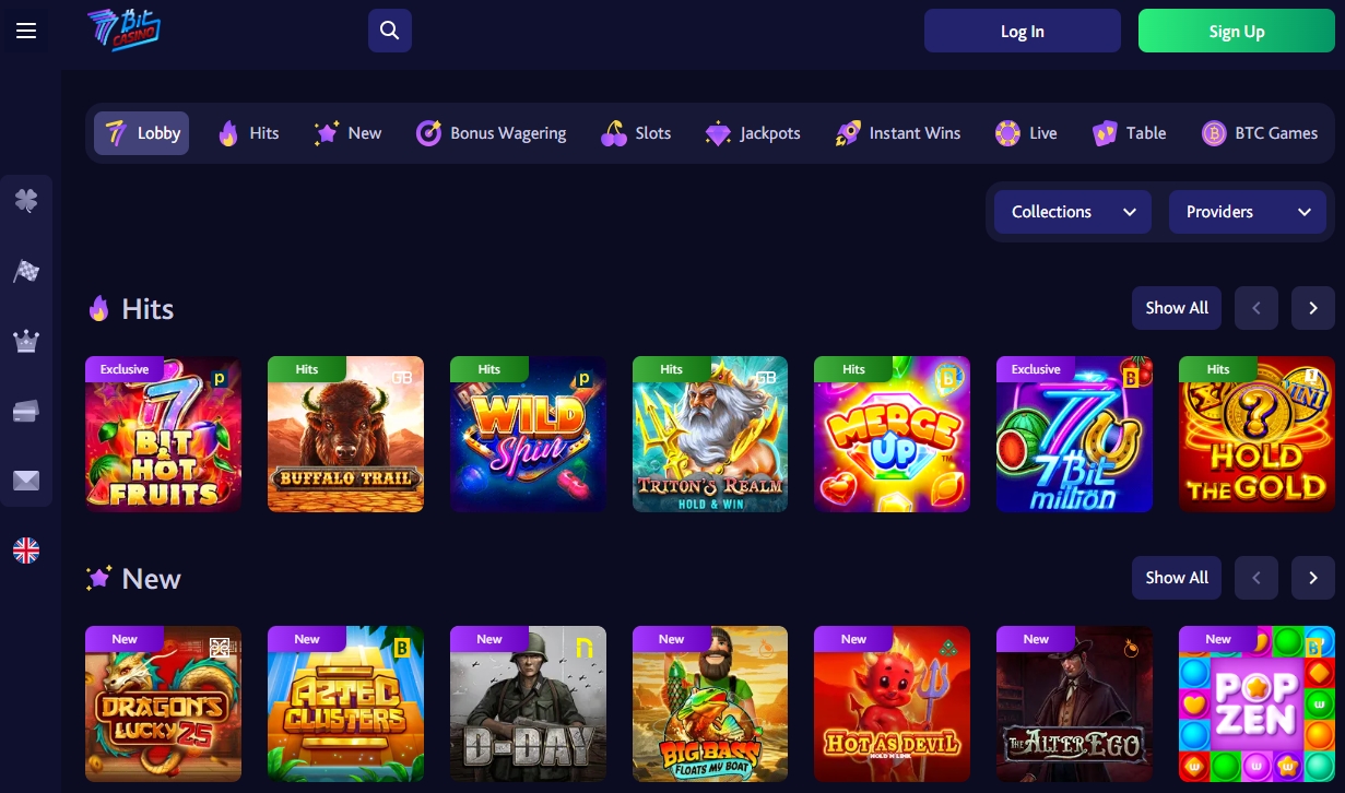 7bitcasino is one of the best bitcoin and crypto casinos