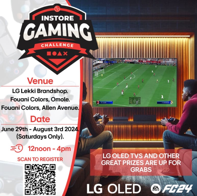 WIN A 55” LG TV AT THE LG OLED GAMING IN-STORE CHALLENGE