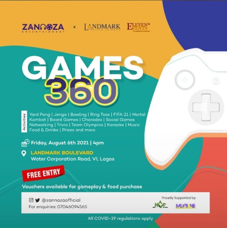 Zannoza Entertainment GAMES 360 event