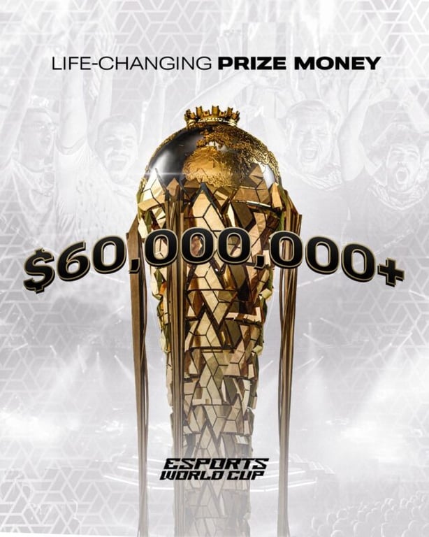 The Esports World Cup Breaks World Record With Its $60 Million Dollar Prize Pool