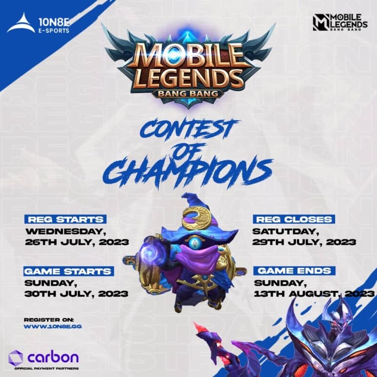 Gear Up For The Contest of Champions, MeetUp And Game Night By 10N8E Esports
