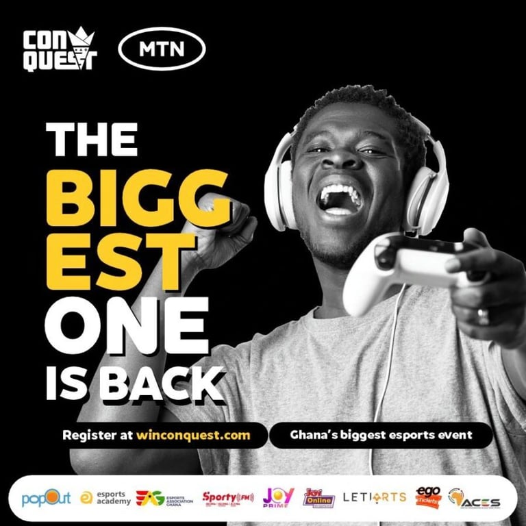 Conquest 2025: Ghana’s Biggest Esports Showdown Is Back – Are You Ready?