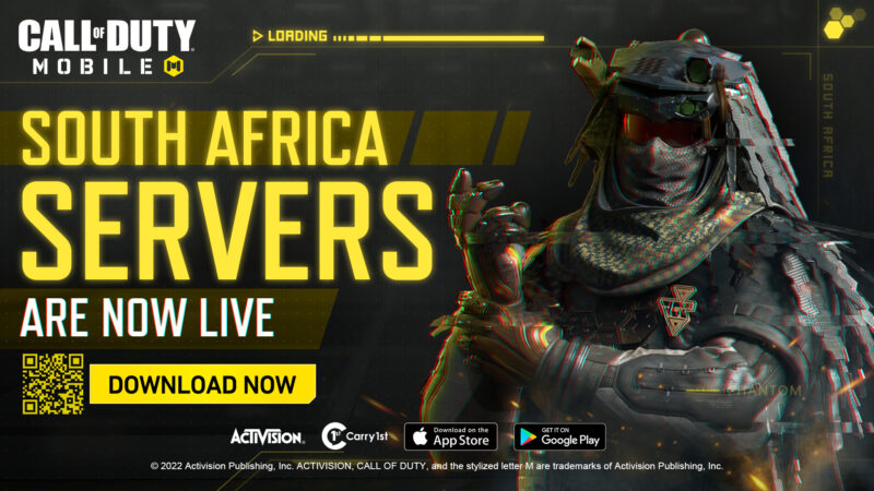 ACTIVISION LAUNCHES CALL OF DUTY MOBILE SERVERS IN SOUTH AFRICA
