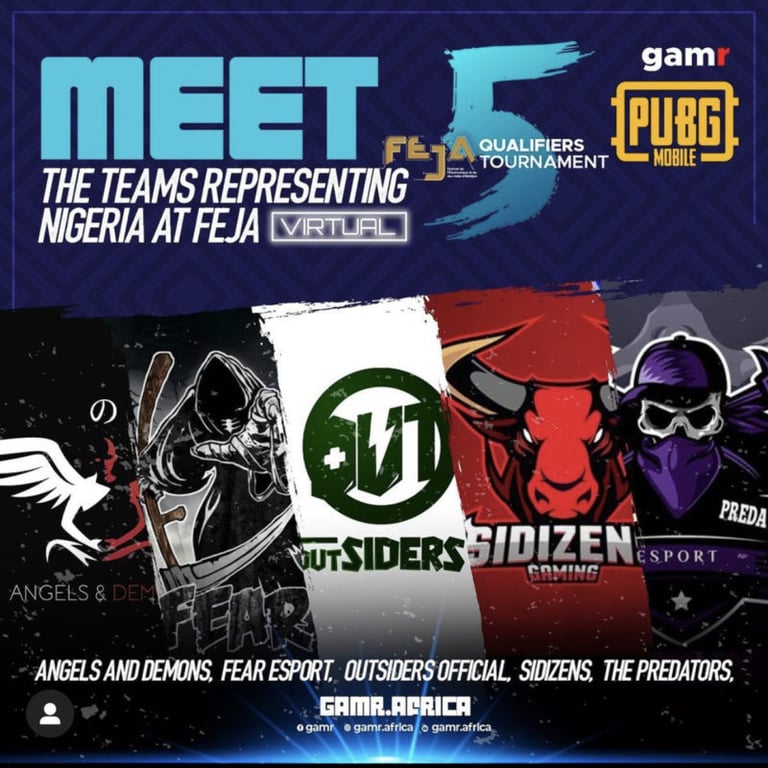 gamr africa, feja-Meet the optimistic teams representing Nigeria at the 5th edition of feja, Abidjan.
