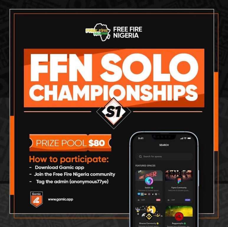 Free Fire Nigeria INTRODUCES SOLO CHAMPIONSHIP SEASON 1
