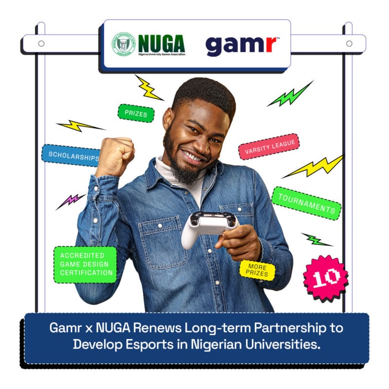 GAMR and NUGA Join Forces to Spearhead Esports Growth in Nigerian Universities