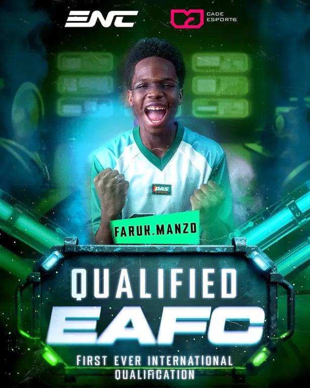Faruk Manzo Qualifies To Send Nigeria To The Esports Nations Cup 2026