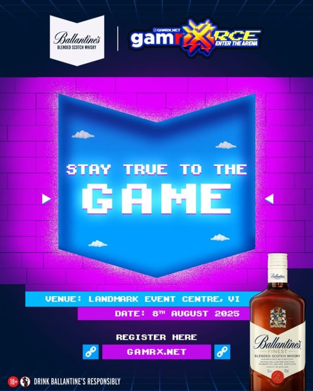 Stay True To The Game: Ballantines Enters the Arena at GamrX 2025