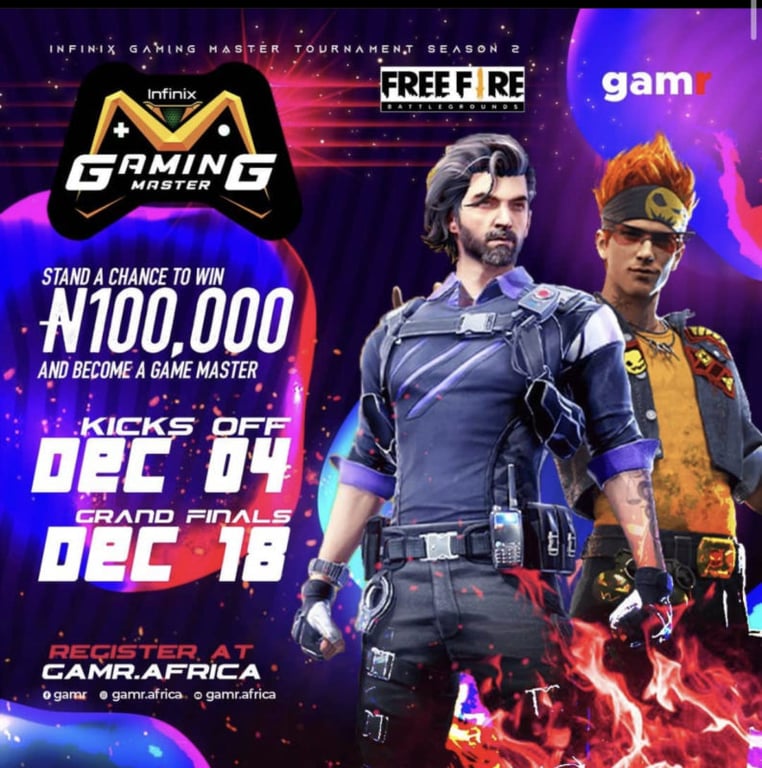 The Infinix gaming master- free fire