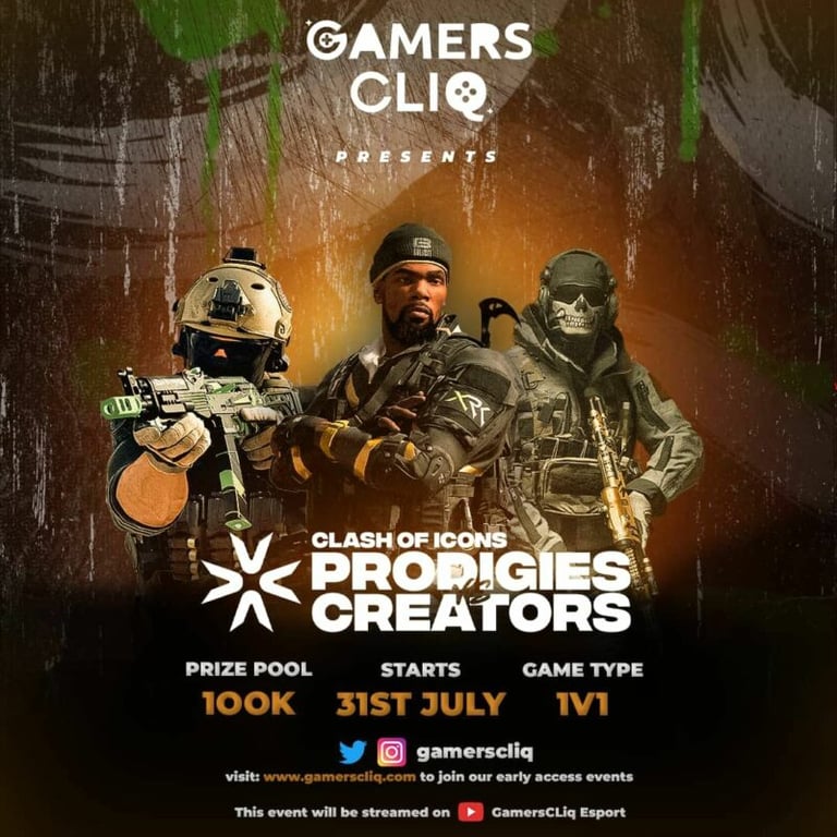 Get Ready For A Thrilling Experience As GamersCliq Unveils Clash of Icons – Season 1