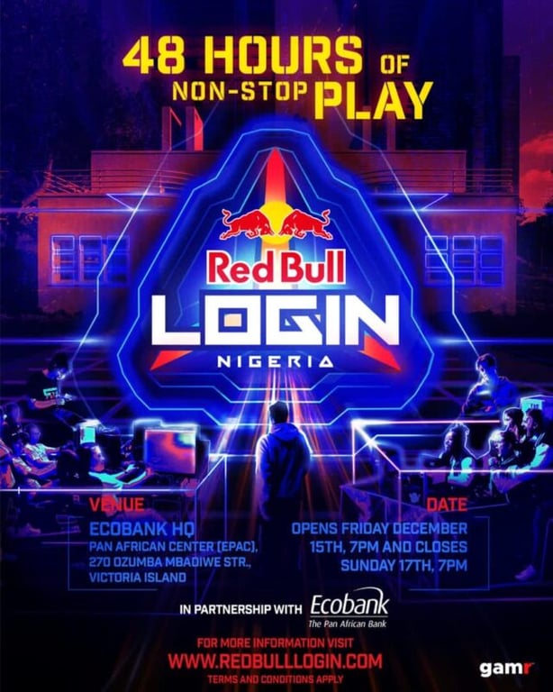 Join GAMR For an Epic 48-hour Gaming Marathon In The Red Bull Login