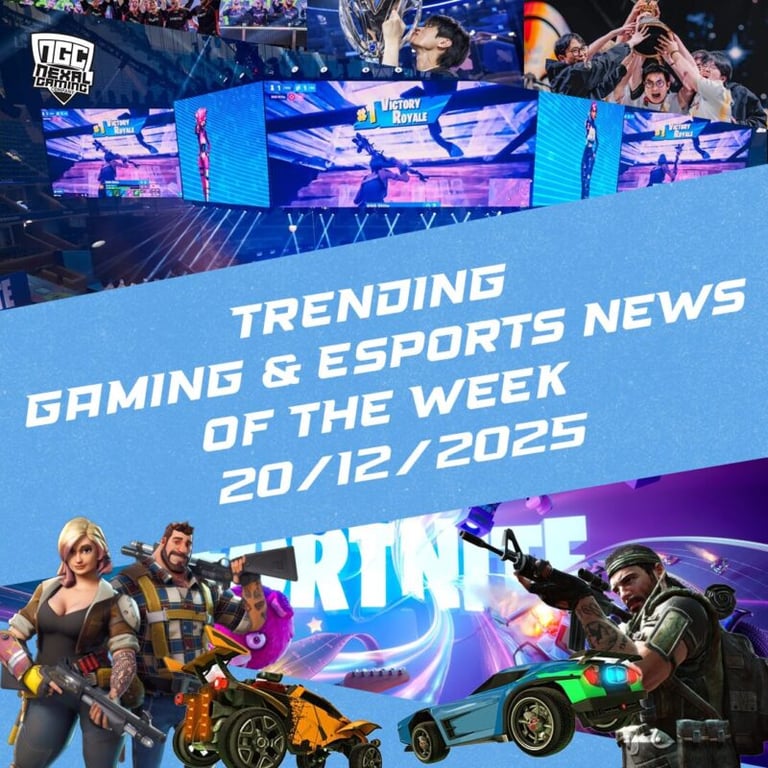 Trending Gaming & Esports News of the Week – 20/12/2025