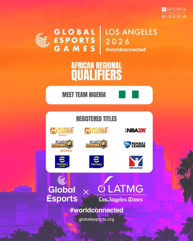 Eagles Unveiled: Team Nigeria's Roster for the GEG 2026 African Qualifiers