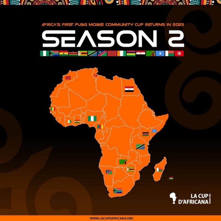 Season 2 of La Cup D'Africana: Africa’s Premier PUBG Mobile Tournament is Underway!