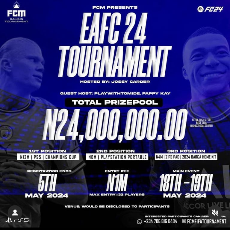 Prove Your FIFA Skills in the FCM Ultimate 24,000,000 PRIZE POOL Tournament