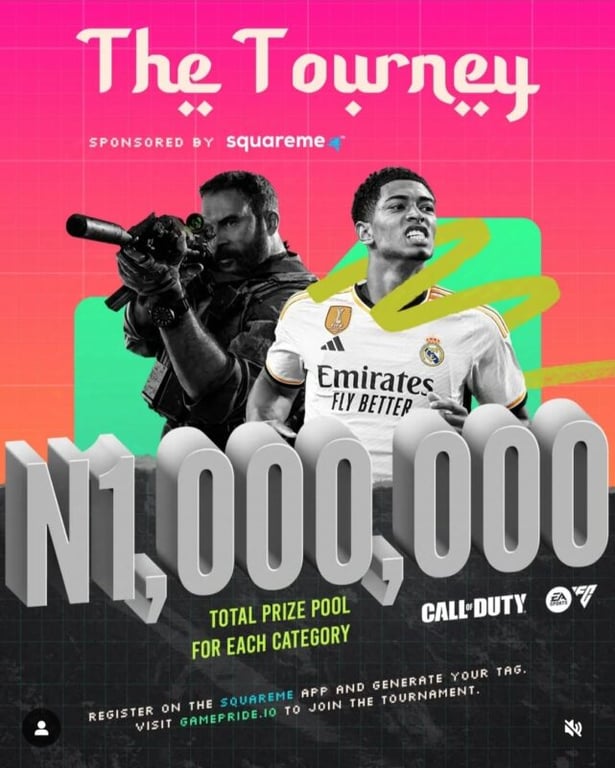 THE TOURNEY: GAMEPRIDE HOSTS 1 MILLION NAIRA TOURNAMENT