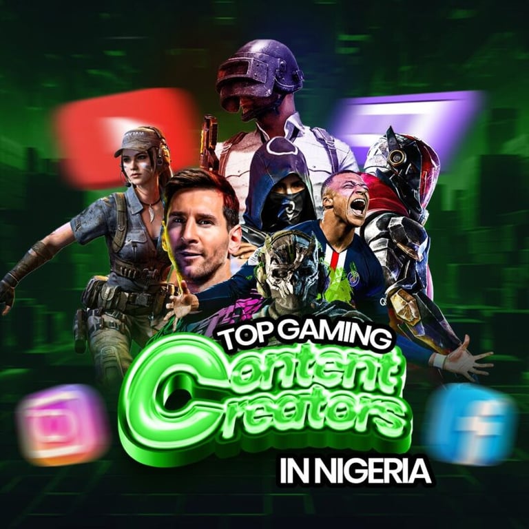 Top 7 Gaming Content Creators for 2024 In Nigeria