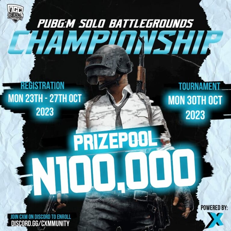 Win a Slice Of The 100,000 Naira Prize Pool in Cxmmunity’s PUBG Mobile Solo Championship
