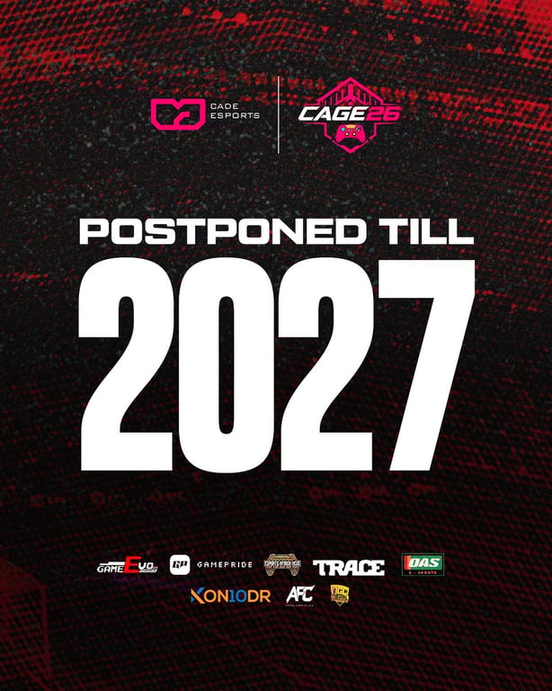 CAGE26 Postponed to 2027, Cade Esports Confirms Rivalry Series Still On This Weekend