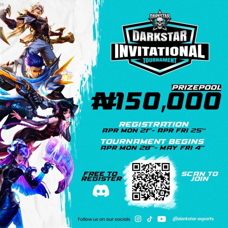 Darkstar Invitational Tournament: Registration is live
