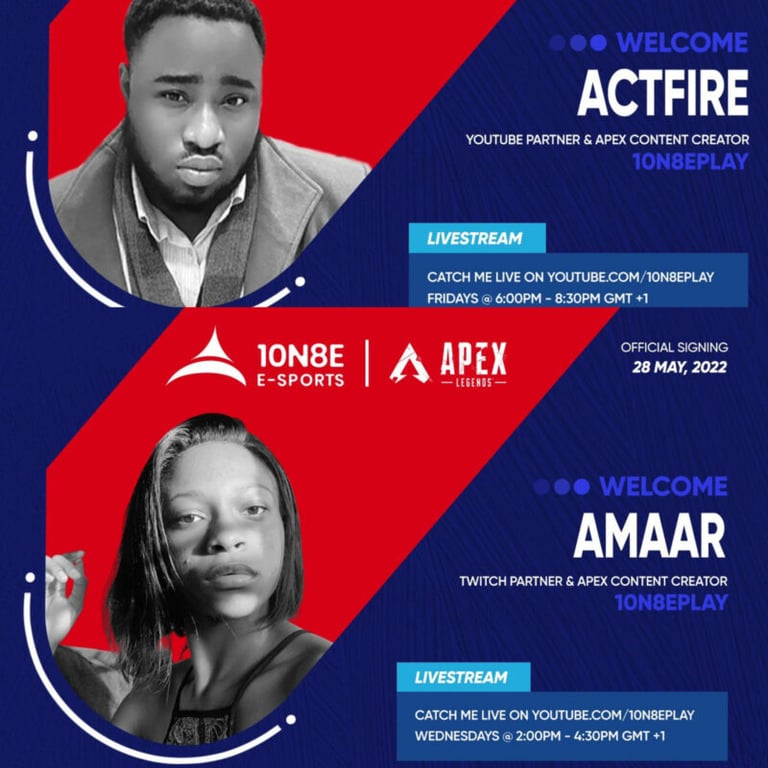 10n8e Signs new content creators