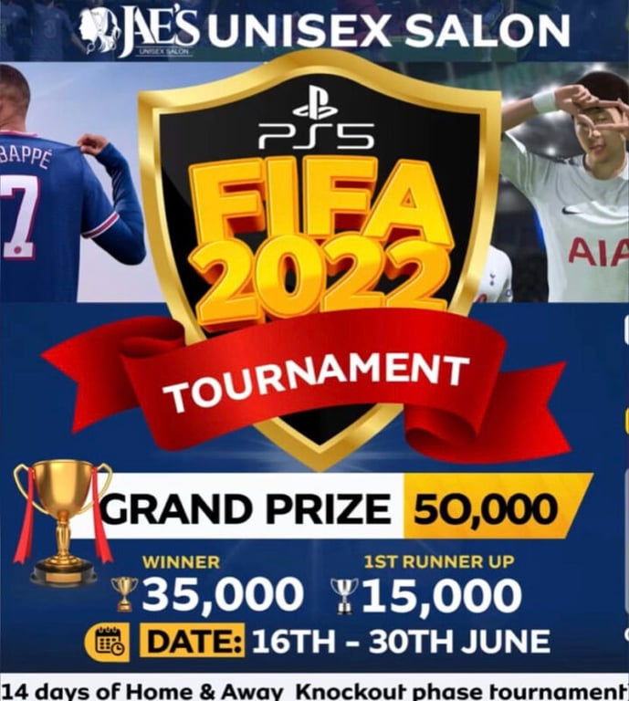 Win 50,000 in a fifa tournament in enugu.