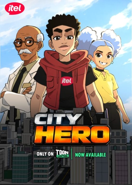 Toon Central Partners With itel to Launch Original African Superhero Comic, City Hero