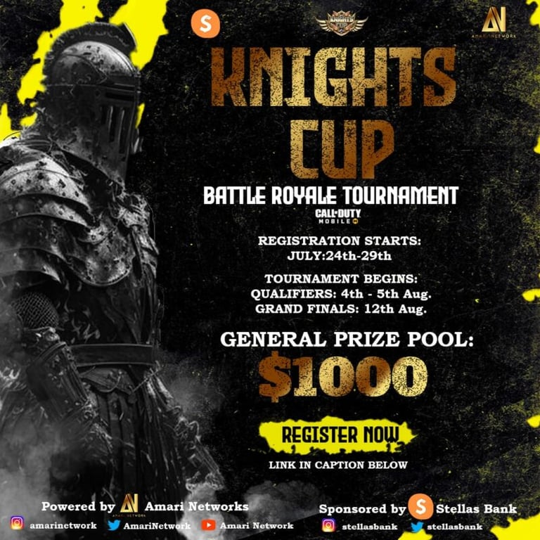 Amari Network Opens Registration for its $1000 CODM Battle Royale Tournament