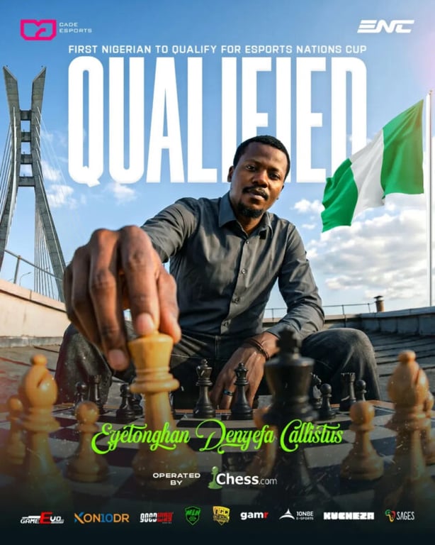 History in Riyadh's Sights: Eyetonghan Callistus Becomes the First Nigerian to Qualify for the Esports Nations Cup
