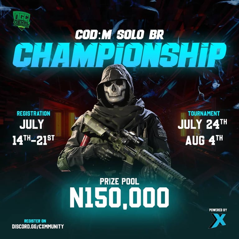 Cxmmunity organizes tournaments for CODM Battle Royale Mode and Valorant