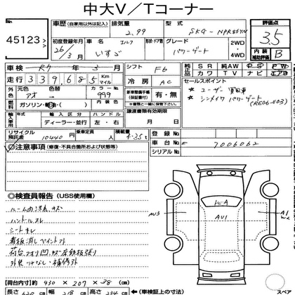 2014 ISUZU ELF P GATE 2D Truck