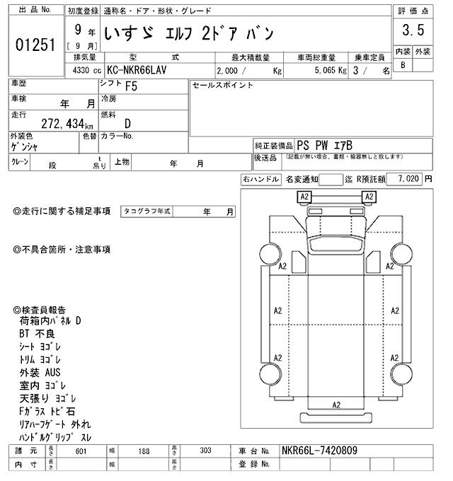 1997 ISUZU ELF 
