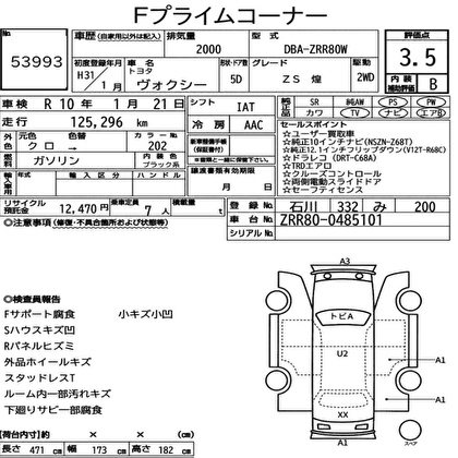 2019 TOYOTA VOXY ZS KIRAMEKI 