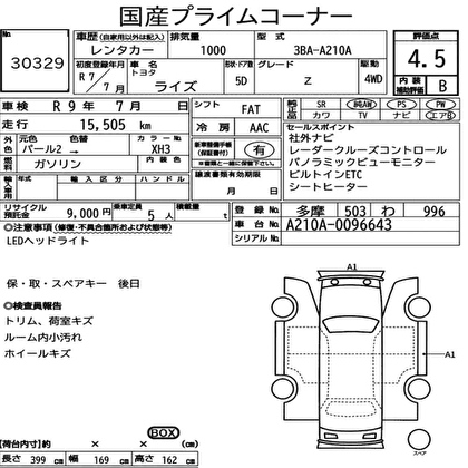 2025 TOYOTA RAIZE Z AWD 4WD