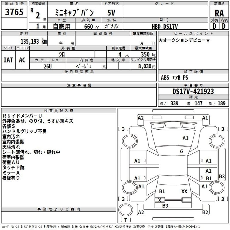 2020 MITSUBISHI MINICAB 