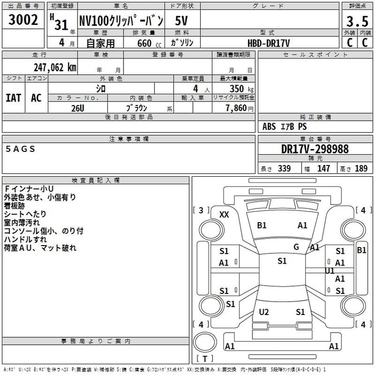 2019 NISSAN CLIPPER RIO 