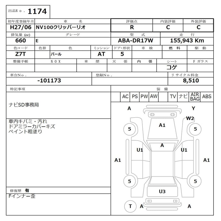 2015 NISSAN CLIPPER RIO E