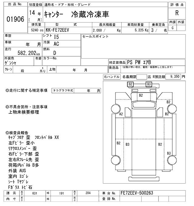 2002 MITSUBISHI CANTER 