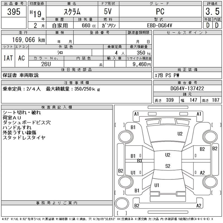 2007 MAZDA SCRUM PC