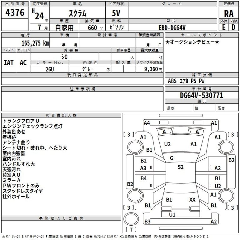 2012 MAZDA SCRUM 