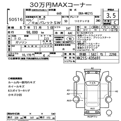 2012 SUZUKI PALETTE LIMITED 2 