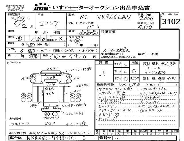 1996 ISUZU ELF Van