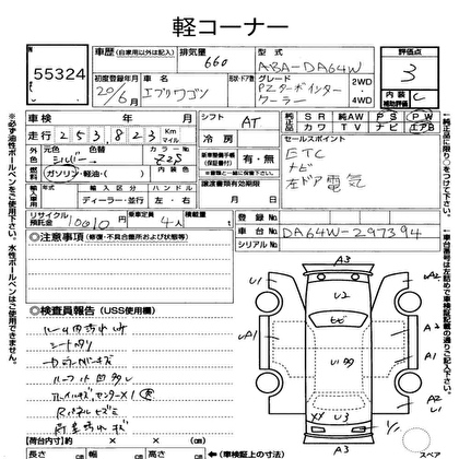 2008 SUZUKI EVERY WAGON PZ TURBO 